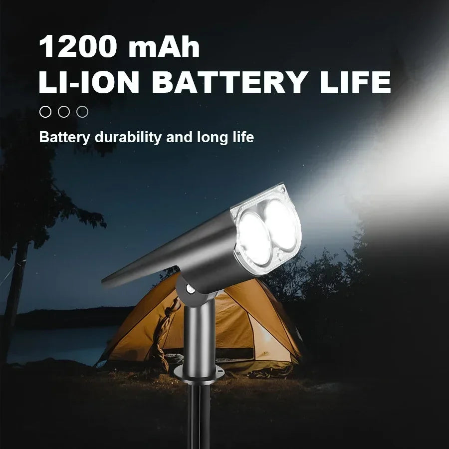 2/9LEDs RGB Solar Light Outdoors Landscape Spotlights Color Changing 2 In 1 Wireless Waterproof Solar Wall Lamp Patio Garden