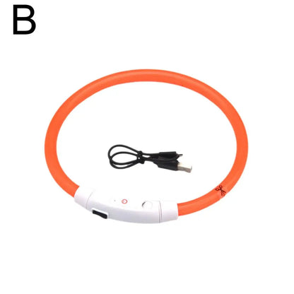 Led Usb Dog Collar Pet Dog Night Luminous Charge Collars Led Night Safety Flashing Glow Dog Loss Prevention LED Collar For Dogs