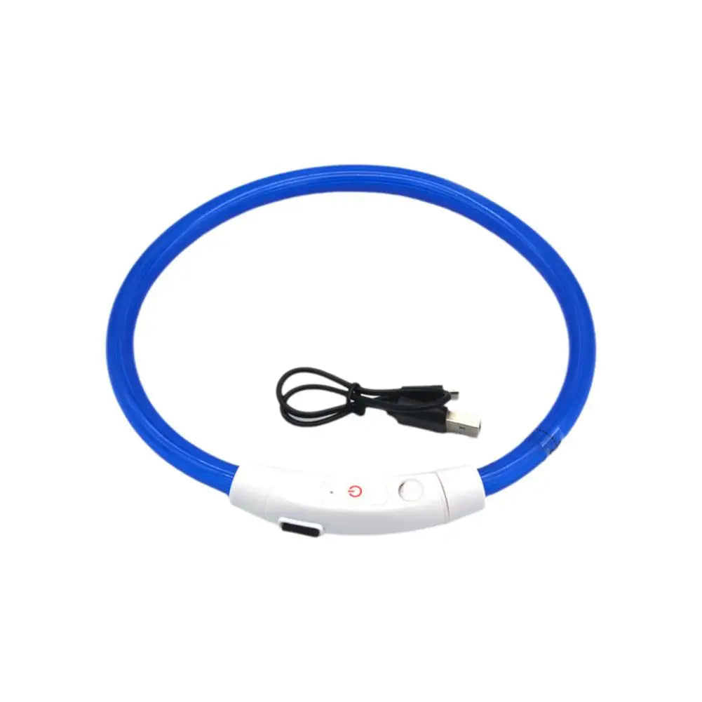 Led Usb Dog Collar Pet Dog Night Luminous Charge Collars Led Night Safety Flashing Glow Dog Loss Prevention LED Collar For Dogs