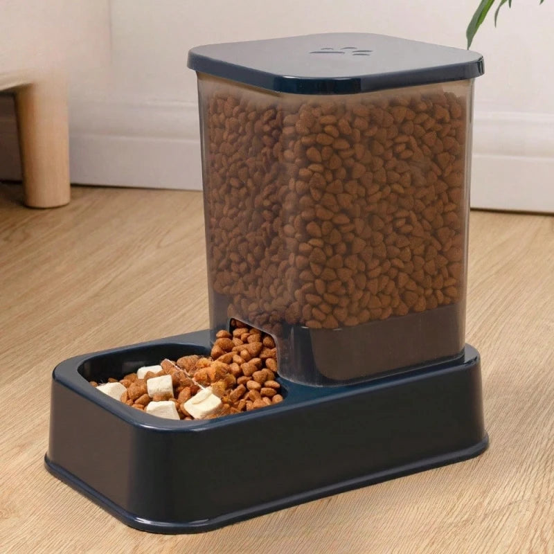 1/2 Pcs Pet Water Dispenser And 1 Pet Food Dispenser Set,  Cat Water Dispensers,  Pet Bowl Feeders