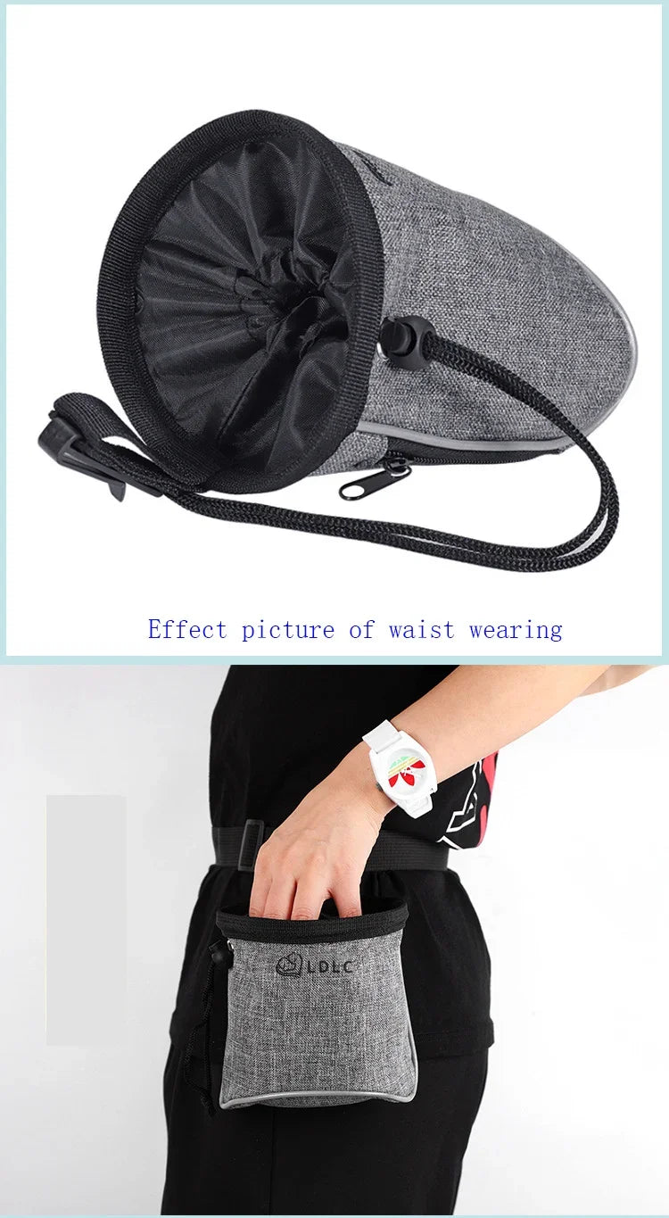 Dog Treat Training Pouch Easily Carries Pet Toys Treats Built In Poop Bag Dispenser Outdoor Dog Trainings Bag