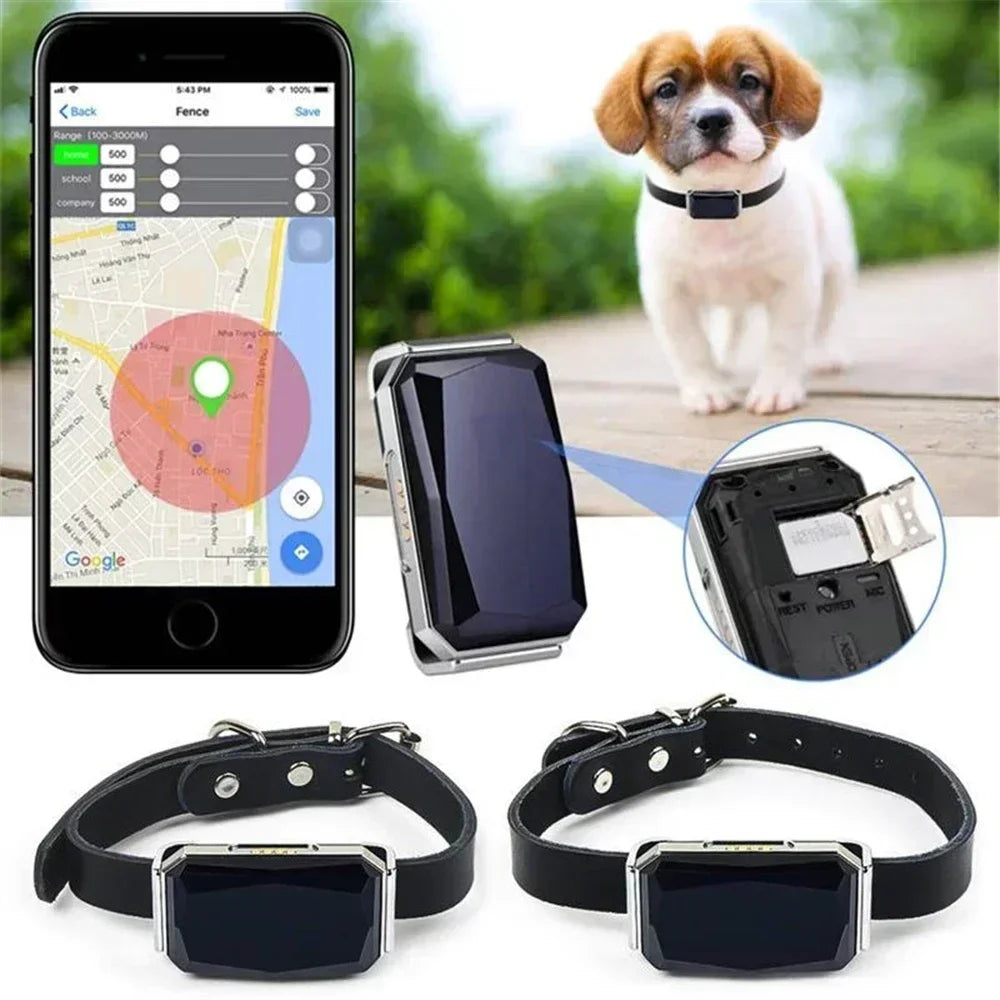 Multifunctional Pet Smart G12 GPS Tracker Mini Anti-Lost Collar Waterproof Locator Tracer Device For Dog Cat Pets Accessories
