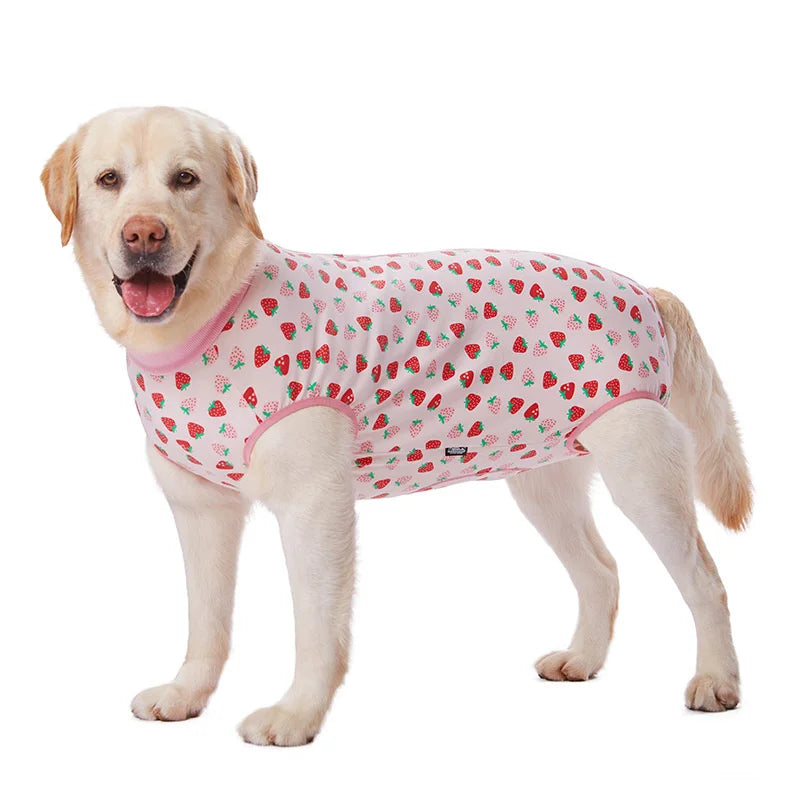 Dog Sterilization Suit Cotton Dog Recovery Suit Anti Licking Wounds Pet Care Clothes After Surgery Clothes Apparels Pet Supplies