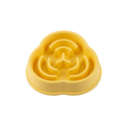 Fun pet dog slow food bowl anti-slip anti-swallowing anti-choking feeding bowl dog bowl suitable for cats and dogs supplies