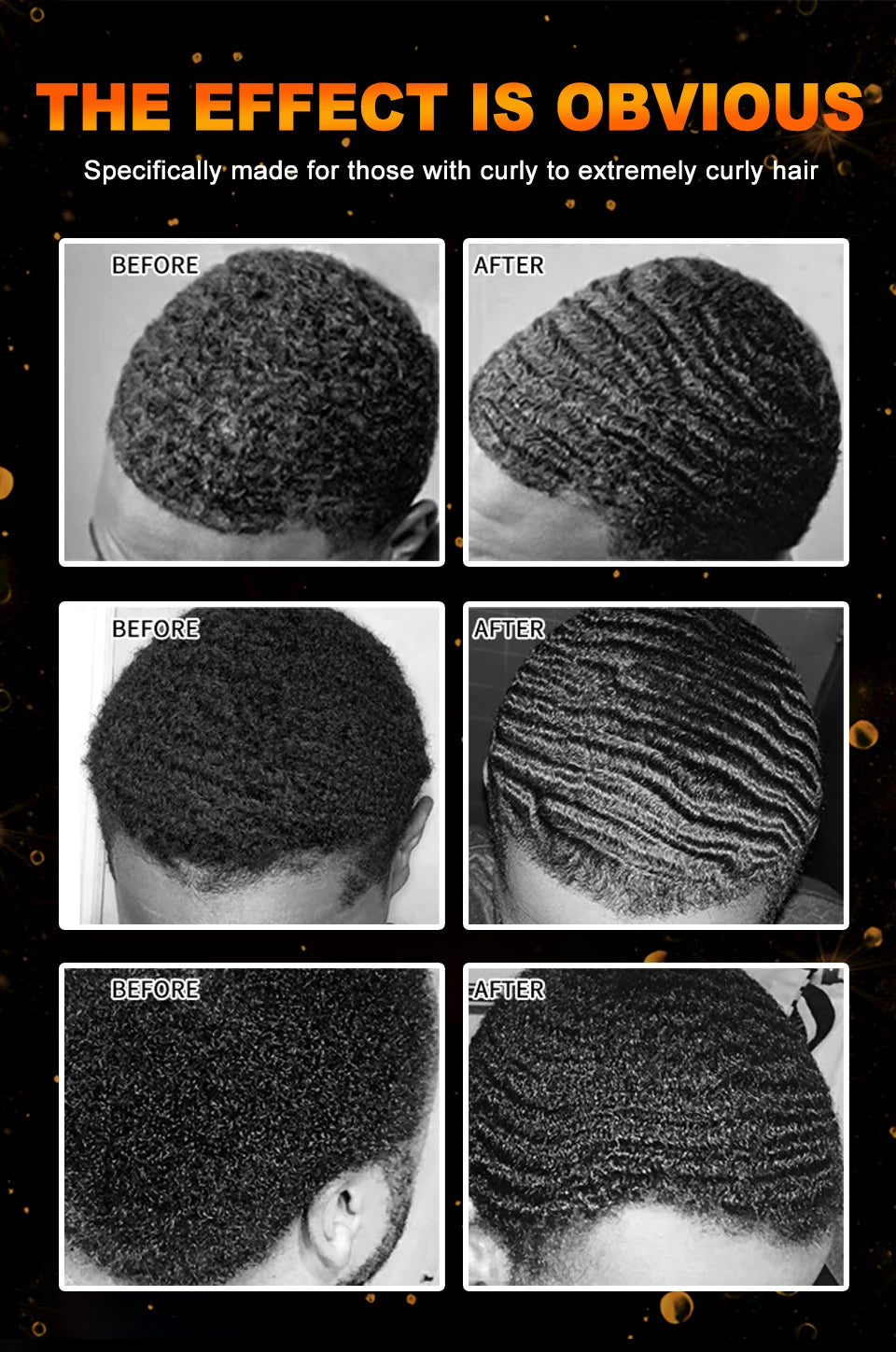 100g Waves Control Pomade Set 360 Wavy Hair Oil With Brush Natural Silky Shine Style Sport Waves Cream For African Black Men