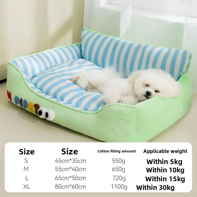 Pet bed - Dog sofa - Latex dog mat - Breathable and washable dog bed - Cat bed - Small dog sleeping cat