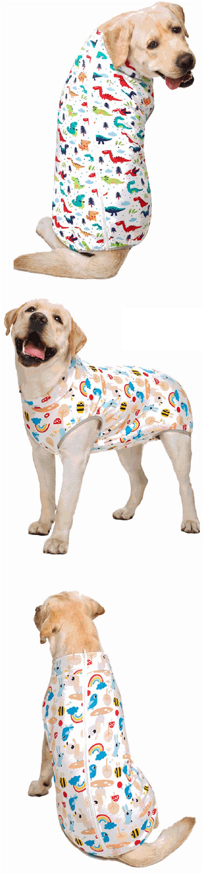 Dog Sterilization Suit Cotton Dog Recovery Suit Anti Licking Wounds Pet Care Clothes After Surgery Clothes Apparels Pet Supplies