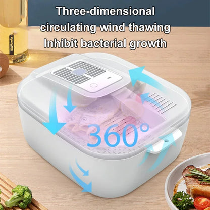 Multifunctional 4-in-1 Home Meat Defroster Large Capacity Kitchen Quick Defroster Food Steak Defroster Fruit Drainer Basket
