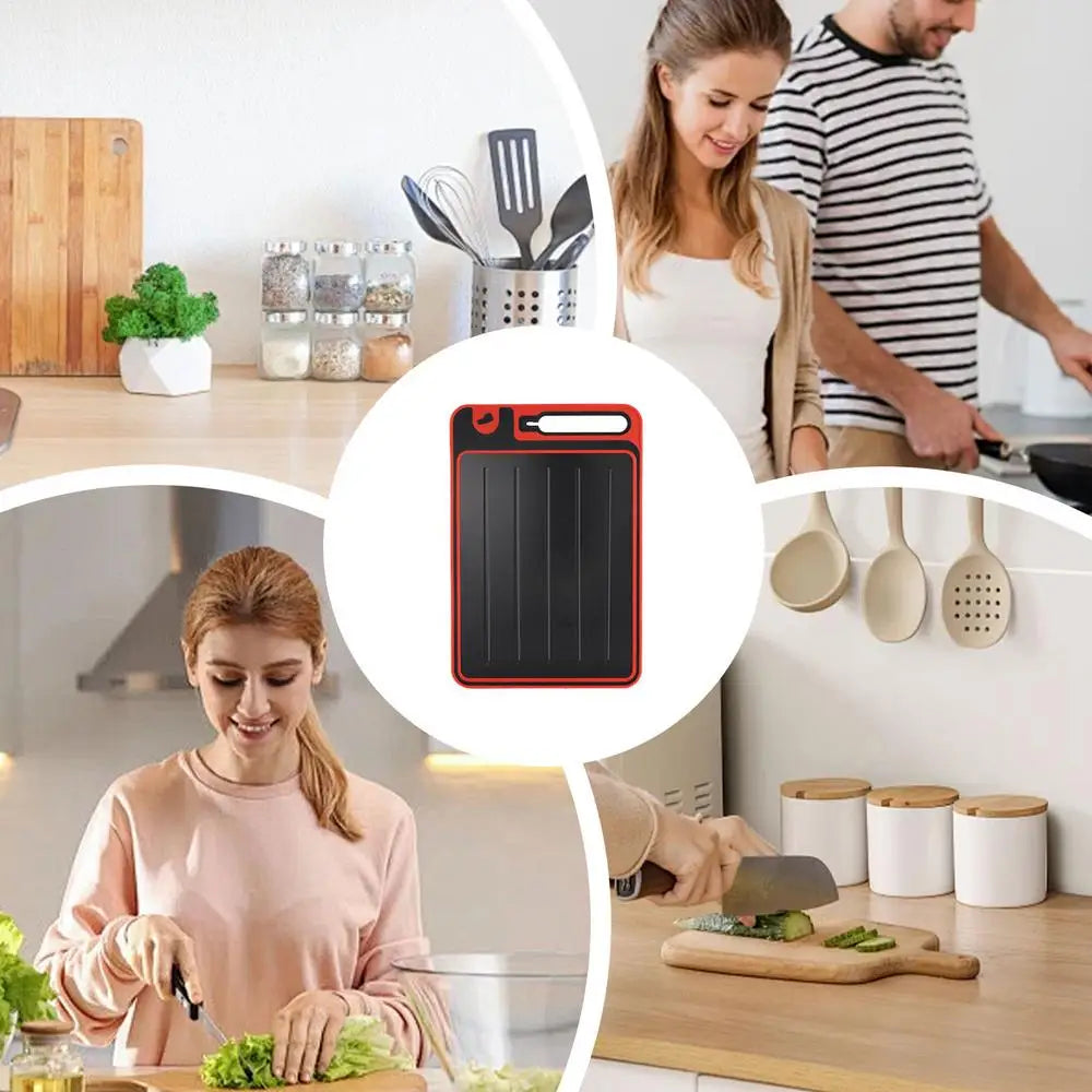 Thawing Tray Cutting Board Household Defrosting Cutting Board Household Defrosting Tray For Meat With Cutting Board And