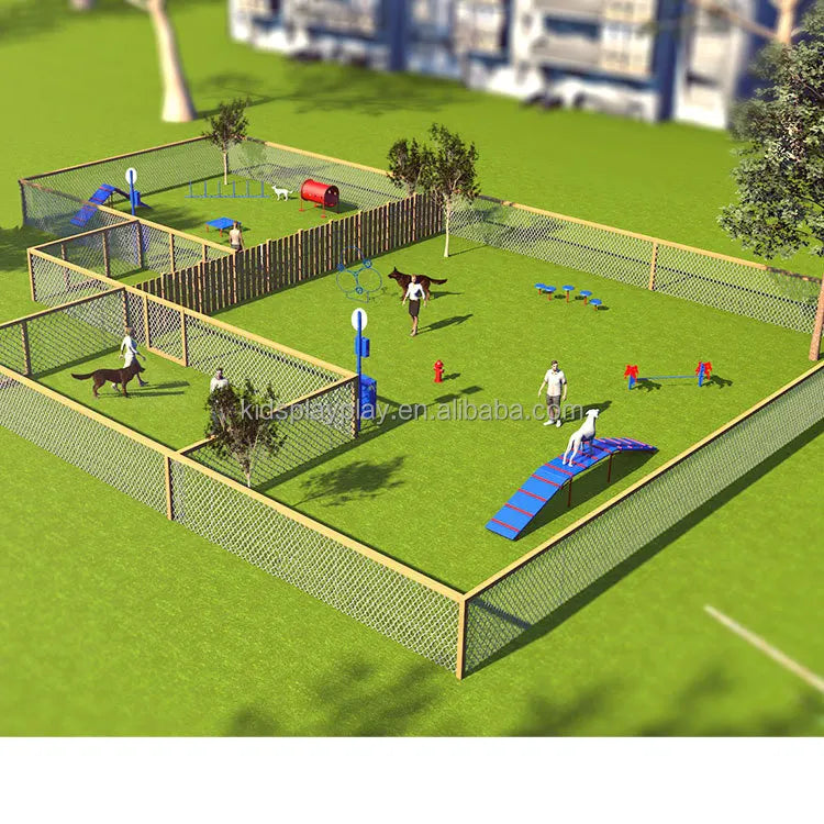 Dog Park Training playground Equipment Long Tunnel Run