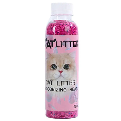 For Clean & Fragrant Pet Environments Fresh Scent Cat Litter Deodorizer Beads - Natural Plant-Based Odor Eliminator
