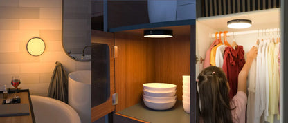 WILLED Rechargeable Dimmable Touch Light Buit-in 1000mAh Batter Portable LED Night Lights for Cabinet Wardrobe Kitchen Bedroom