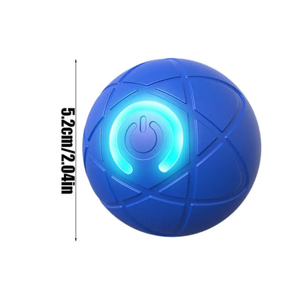 Dog Ball Toy LED Light Automatic Moving Dog Ball Interactive Rolling Shaky Ball Toy for Dogs Rechargeable pet Interactive Toys