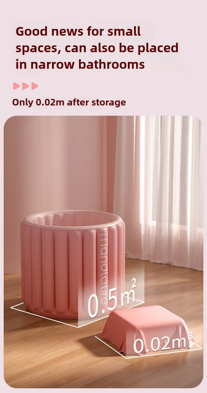 1 inflatable bath tub, home bath tub, don't mind tub, children and adults bathtub, adults folding full-body bath tub, SPA