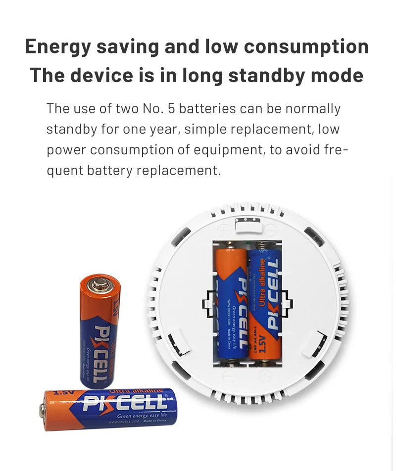 Tuya WiFi Smart Carbon Monoxide Detector Alarm 85dB Sound Warning LCD Digital Display Home Indoor Real-Time CO Monitor Poisoning