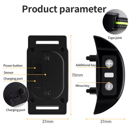Dog Training Collar Anti-barking Collar Automatic Anti Bark Dog Collar USB Rechargeable Dog Trainer Electric Shock Beep
