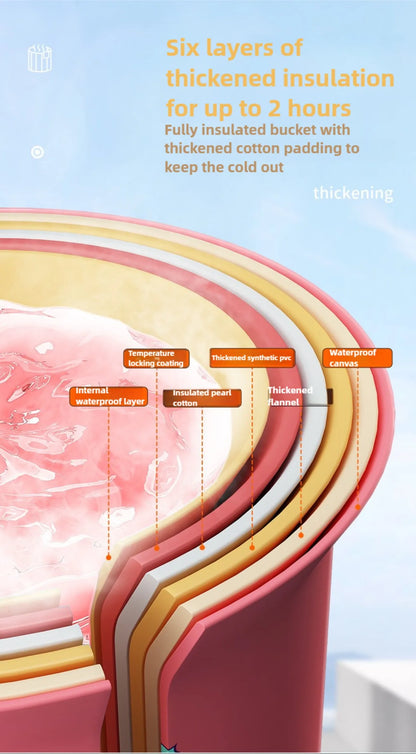 1 unit Strengthened DIY-style bathtub for adults with built-in heat retention feature. A foldable home-use bath product.