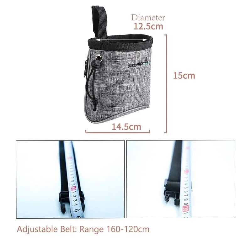 Dog Treat Training Pouch Easily Carries Pet Toys Treats Built In Poop Bag Dispenser Outdoor Dog Trainings Bag