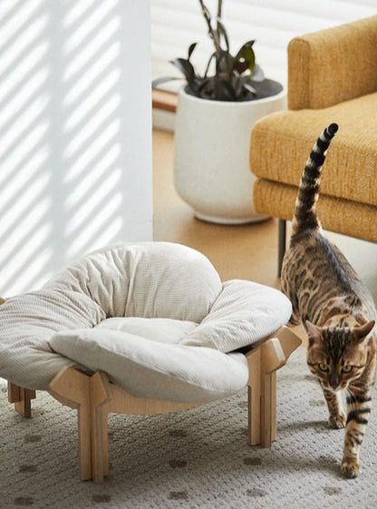 Petal Cat Bed Nest Mat Indoor Sleeping Cushion Small Dog Bed Nest Cats Portable Kitten Soft Beds Comfortable Pets Supplies