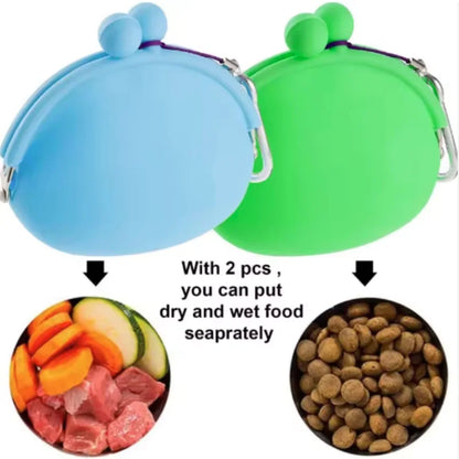 Dog Training Food Snack Pouch Waist Bag Pet Travel Outdoor Walking Treat Storage Pocket for Canine Walks