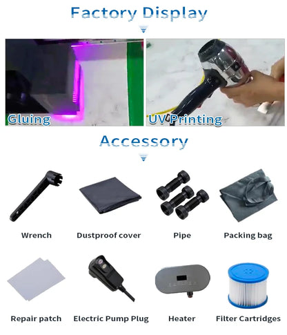 Top Grade Inflatable Luxury Pure Spa Heating Bubble Massage Pool Outdoor Hot Tub Pool Family Above Ground Spa Pool