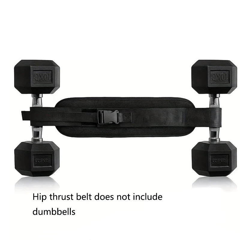 Hip Bridge, Weight Belt, Dumbbell, Hip Push, Weight Training Belt, Hip Lifting Fitness, Waist Protection Fitness Equipment