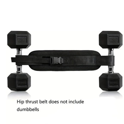 Hip Bridge, Weight Belt, Dumbbell, Hip Push, Weight Training Belt, Hip Lifting Fitness, Waist Protection Fitness Equipment