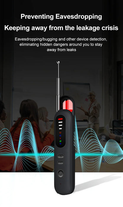 Camera detector, travel security guard, infrared scanner, anti-eavesdropping, positioning signal detector T06