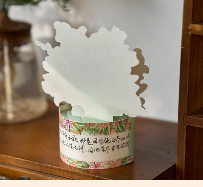 3D Pop UP Flower Greeting Cards Birthday Invitation Card Handmade Butterfly Thank You Postcard Wife Mom Girlfriend Teacher Gifts