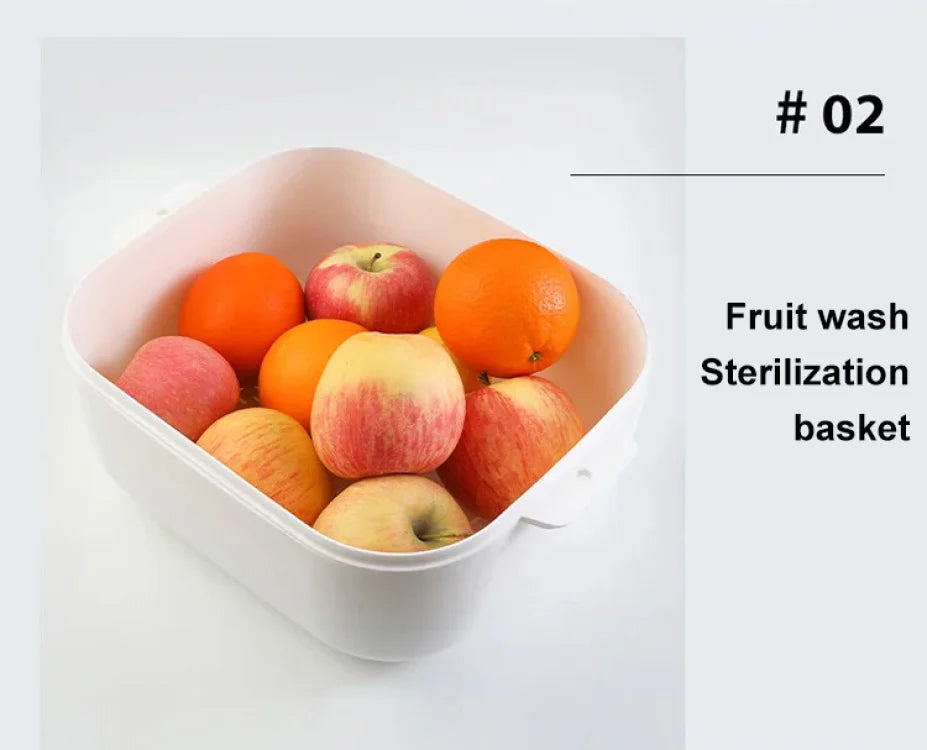 Multifunctional 4-in-1 Home Meat Defroster Large Capacity Kitchen Quick Defroster Food Steak Defroster Fruit Drainer Basket