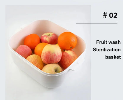 Multifunctional 4-in-1 Home Meat Defroster Large Capacity Kitchen Quick Defroster Food Steak Defroster Fruit Drainer Basket