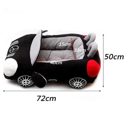 Large Car Shaped Dog Cat Bed Warm Pet House Cool Cartoon Shark Pet Cave Cat Dog Beds Sweet Kittens Basket Warm Cat Beds Cushion