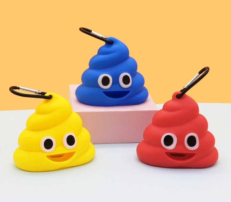 Pet Waste Bag Dispenser Holder With Belt Clip Leash Attachment For Dog Walking Cat Litter Biodegradable Refill Rolls Spring