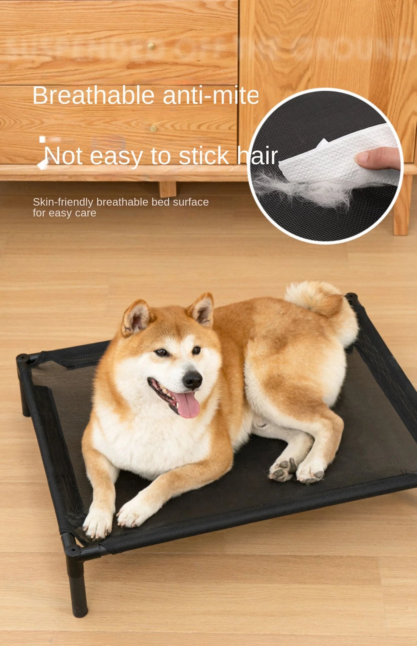 Pet Dog Cat Camping Bed  Elevated Bed for Dogs Folding Puppy Camping Bed Cat House Portable Removable Washable Dog Hammock