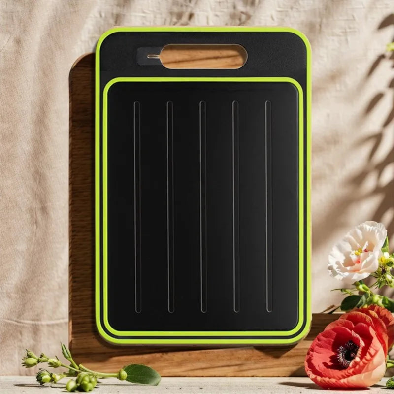 Kitchen Thawing Cutting Board Defrosting Function Physical Thawing Chopping Board Kitchen GarlicHigh Efficiency Physical Thawing