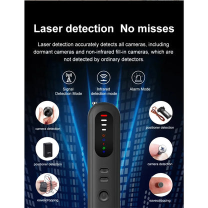 Camera detector, travel security guard, infrared scanner, anti-eavesdropping, positioning signal detector T06