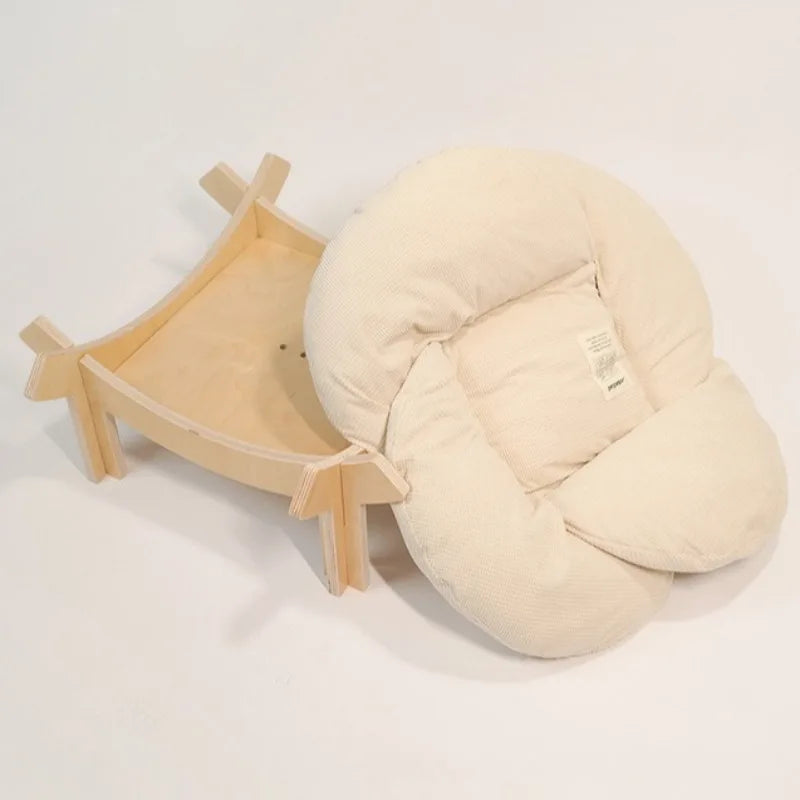 Petal Cat Bed Nest Mat Indoor Sleeping Cushion Small Dog Bed Nest Cats Portable Kitten Soft Beds Comfortable Pets Supplies