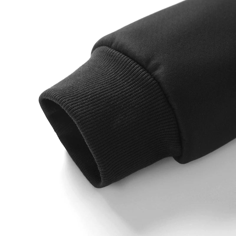 Men’s Fleece Lined Sweatshirt Winter Warm Pullover Crewneck Thick Thermal Casual Top Long Sleeve Shirt for Outdoor Sports