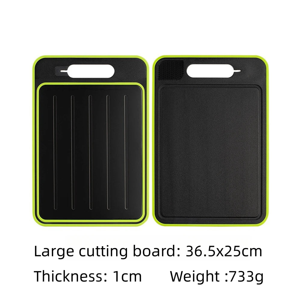 Kitchen Thawing Cutting Board Defrosting Function Physical Thawing Chopping Board Kitchen GarlicHigh Efficiency Physical Thawing