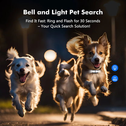 ‌4G Dog Cat GPS Tracker for Pets - Waterproof Smart Locator with App, Live Tracking & Light/Sound Search with Subscription