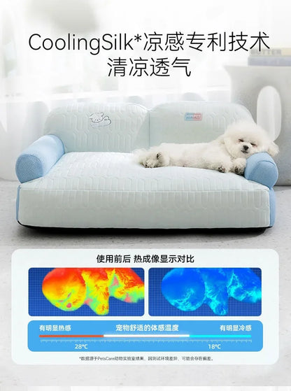 Pet bed - Dog sofa - Latex dog mat - Breathable and washable dog bed - Cat bed - Small dog sleeping cat