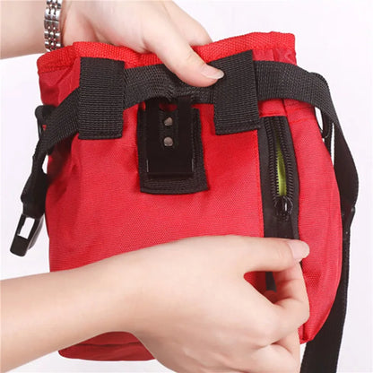 Pet Dog Snack Bag Treat Food Obedience Outdoor Pouch Bag Large Capacity Convenient Practical Fashion Dogs Training Pack