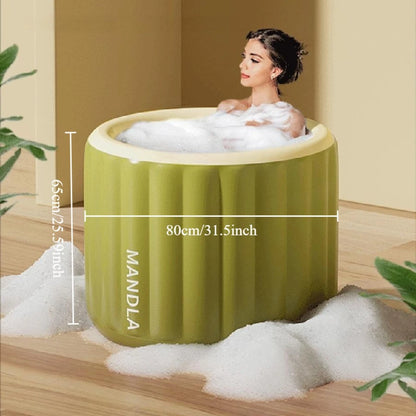 1 inflatable bath tub, home bath tub, don't mind tub, children and adults bathtub, adults folding full-body bath tub, SPA