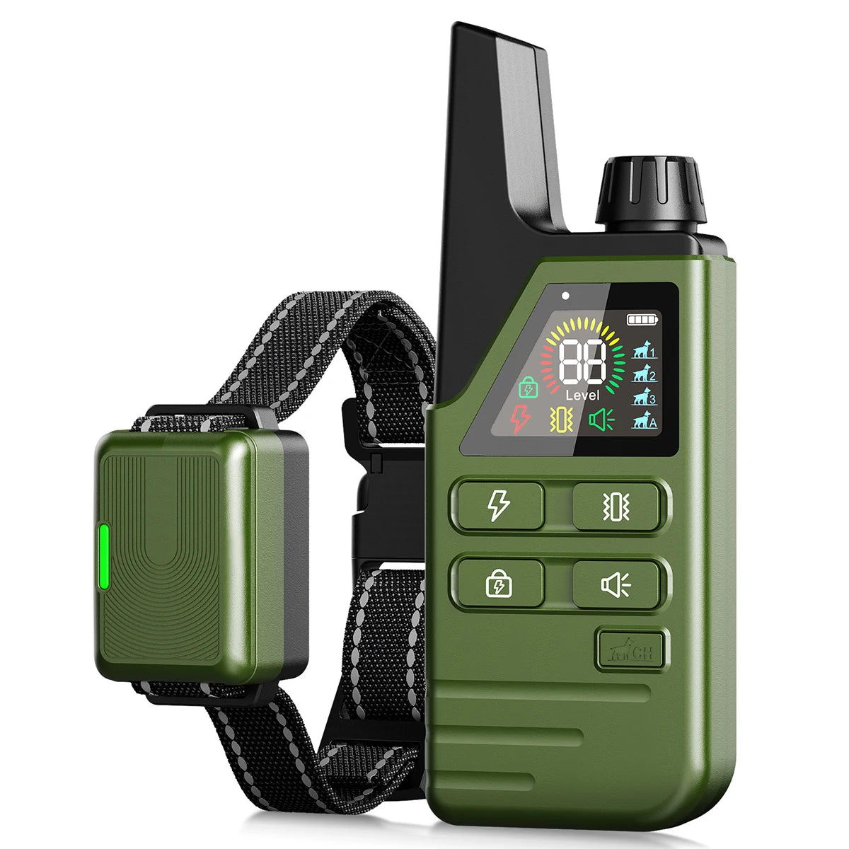 984Ft/300M Electric Dog Training Collar Remote Control Waterproof Pet BehaviorFor 10-120lbs Puppy With Shock Vibration