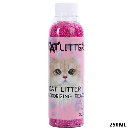 For Clean & Fragrant Pet Environments Fresh Scent Cat Litter Deodorizer Beads - Natural Plant-Based Odor Eliminator