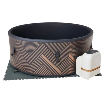 Top Grade Inflatable Luxury Pure Spa Heating Bubble Massage Pool Outdoor Hot Tub Pool Family Above Ground Spa Pool