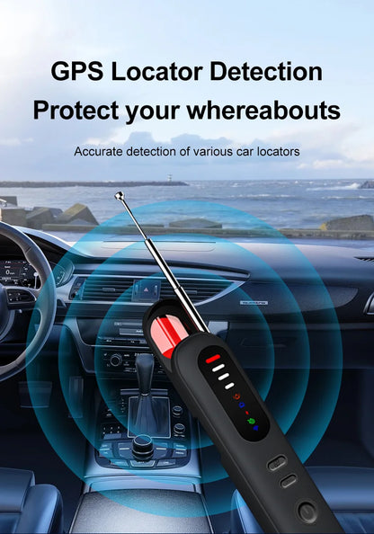 Camera detector, travel security guard, infrared scanner, anti-eavesdropping, positioning signal detector T06