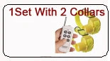 For 2 Dogs Dog Training Remote Control Beeper Collar Within Rechargeable Tracking Collars