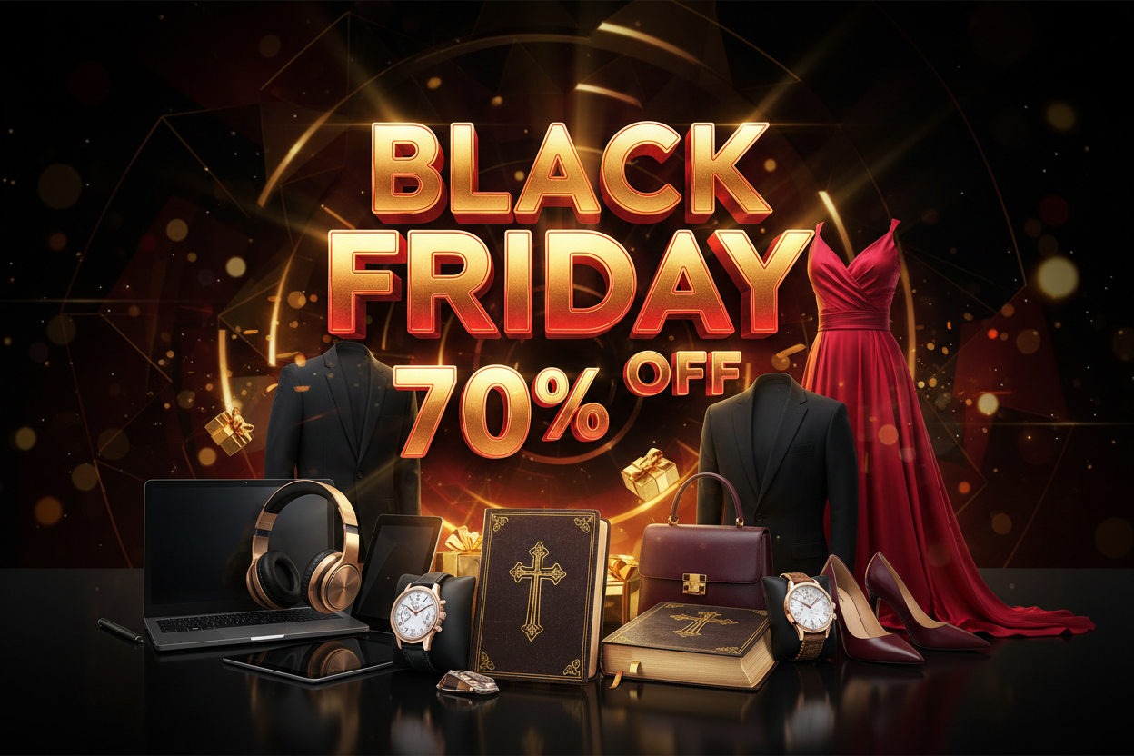 Black Friday 70% OFF Banner Premium