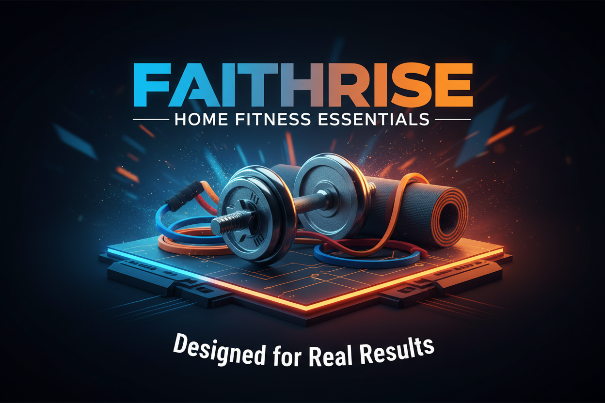 Faithrise Home Fitness Essentials Banner